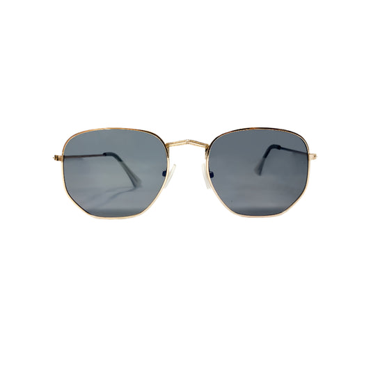 Hexagon Black Shape Sunglasses