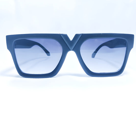 Oversized Rectangular UV Sunglasses