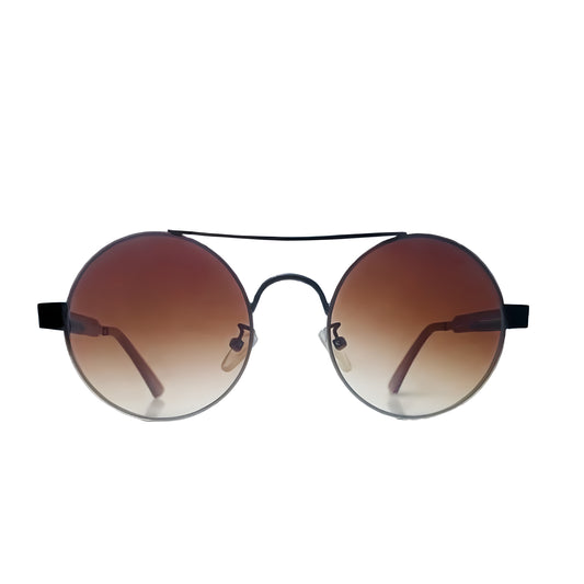 Round Brown Sunglasses